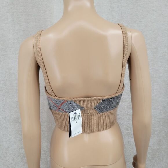 Polo Ralph Lauren Argyle Wool-Cashmere-Blend Bralette NWT - Picture 5 of 9